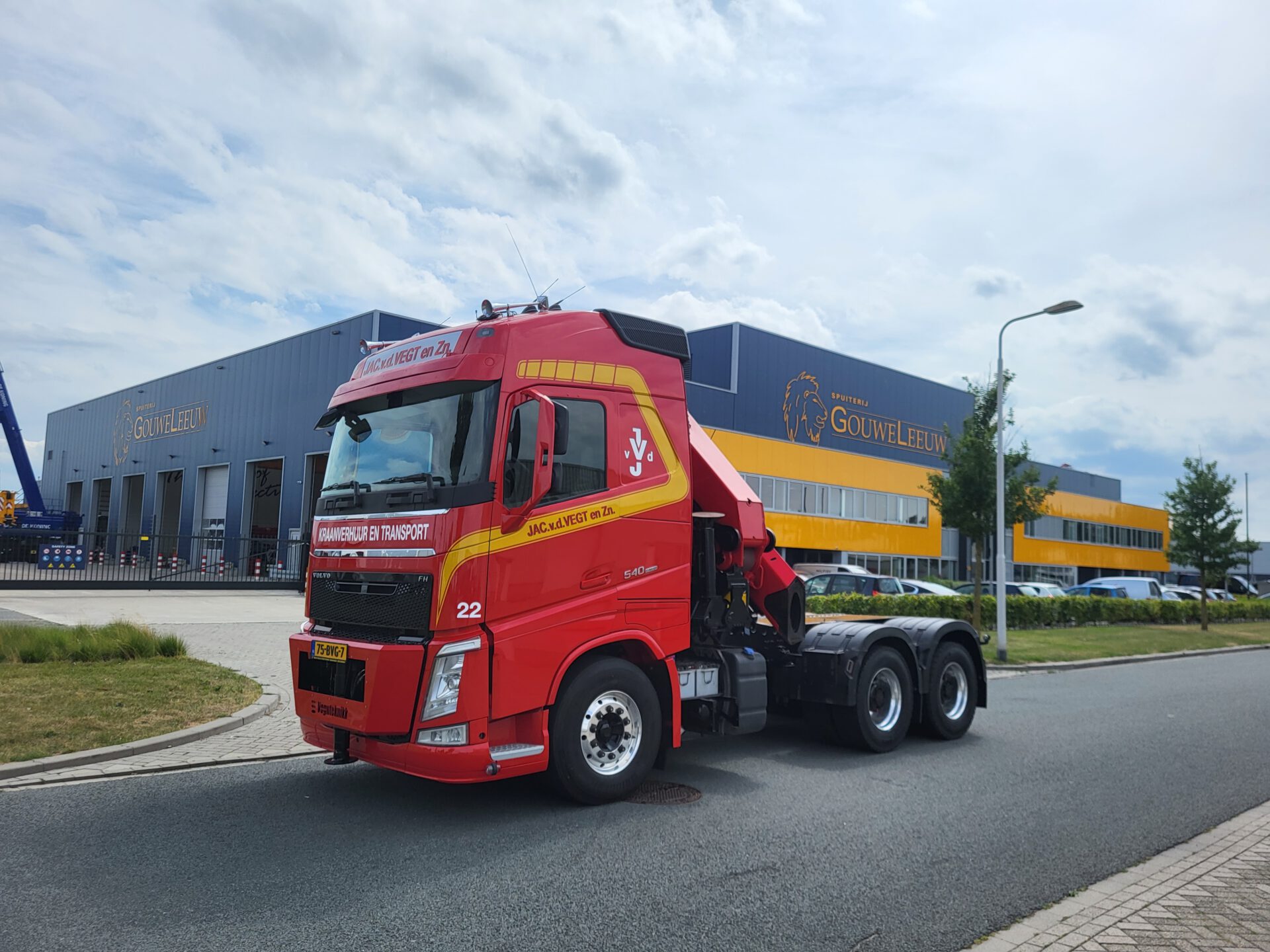 Verschillende voltooide straalprojecten